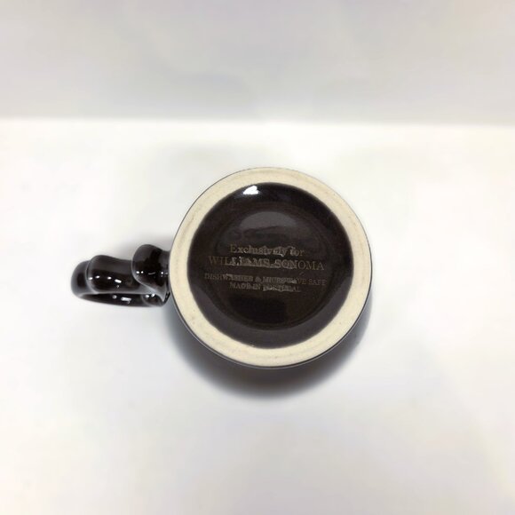 Williams Sonoma Alexia Mug Charcoal Gray Retired Made in Portugal Multiple Avail - Picture 4 of 5